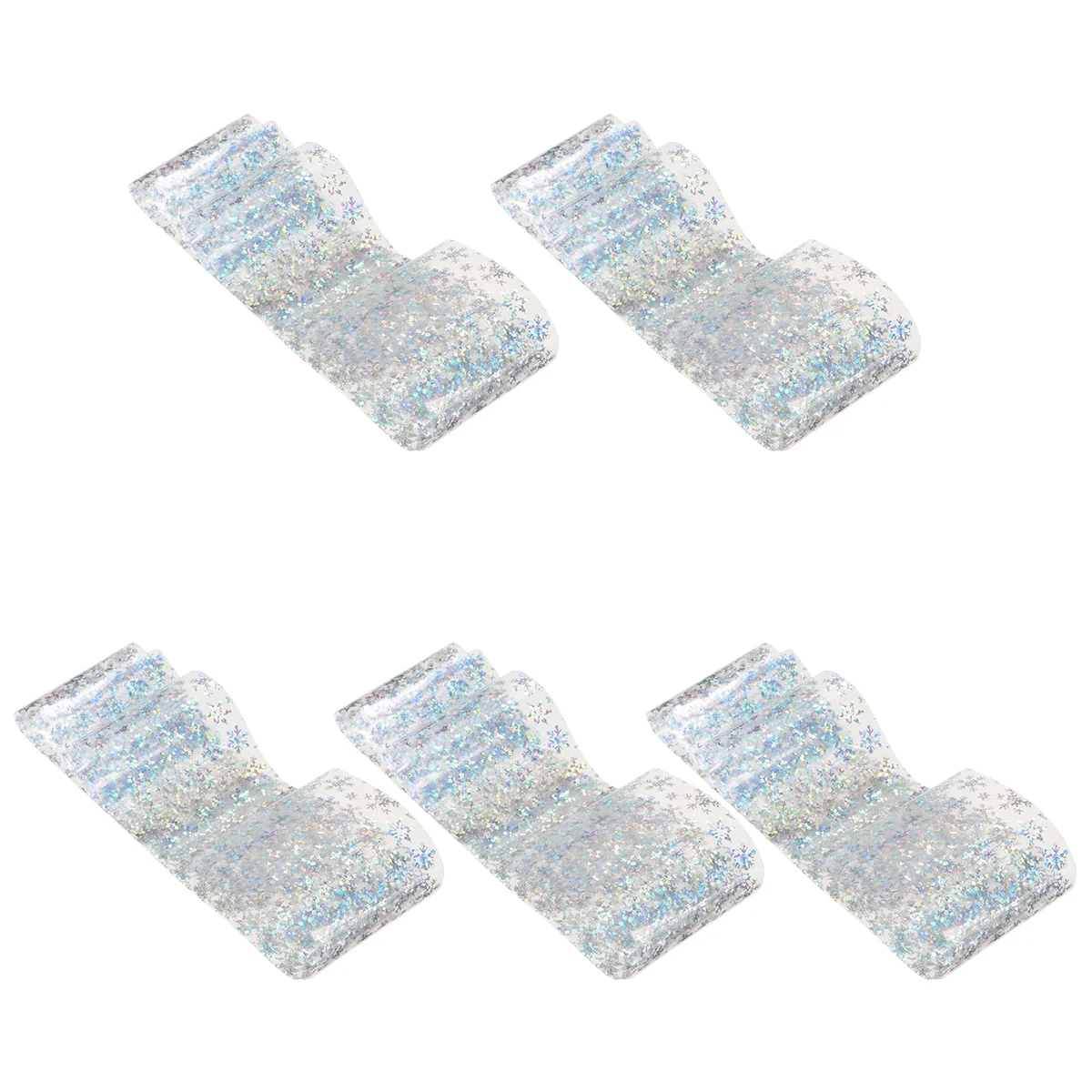 

5 Sheets of Nail Decals Unique Nail Nail Pasters for Christmas Dance