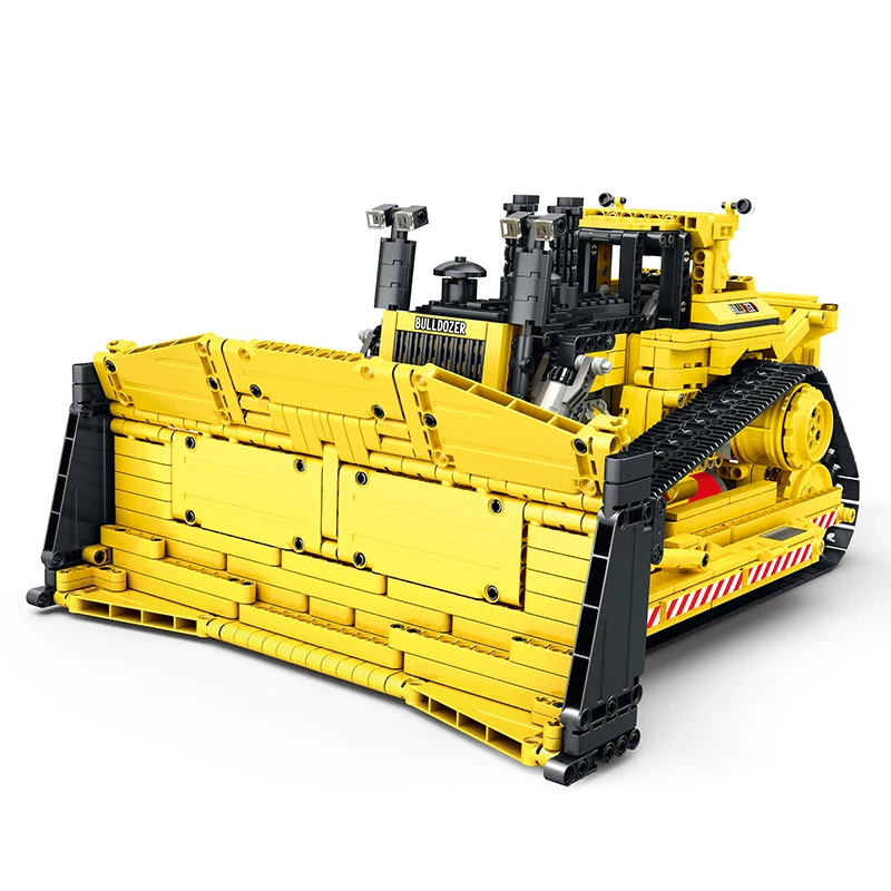 

Hot sale REOBRIX 22001 RC/APP D11 Bulldozer Model 1988pcs brain kid toys 2022 assembly building block toy sets gift for kids
