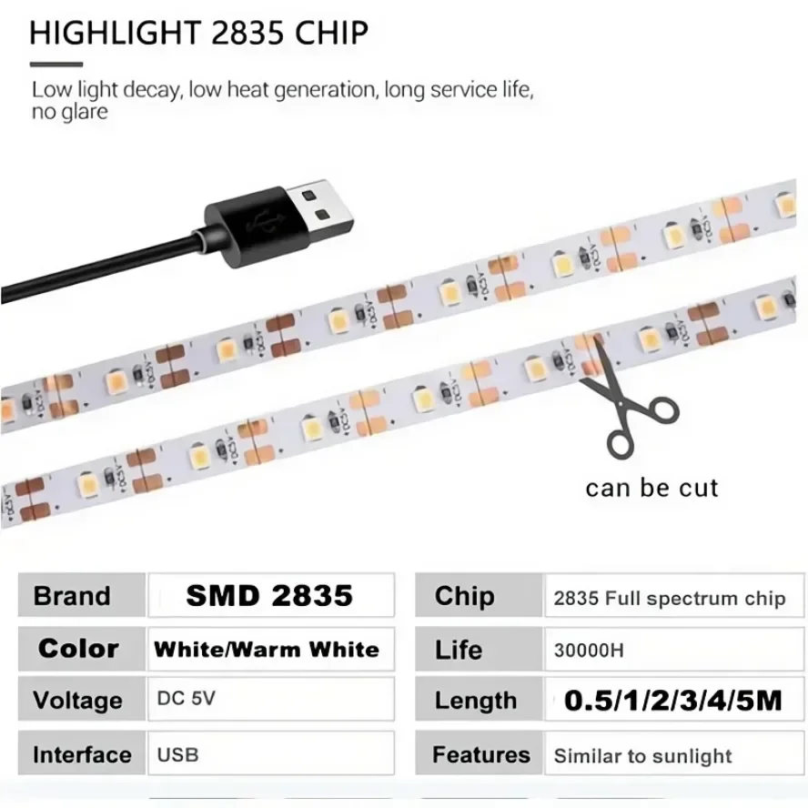 5 м USB сенсорный ручной сканирующий затемнение SMD2835 светодиодная лента домашний ТВ фон лестница украшение гибкая лампа полоса клейкая подложка (art.: 3920ce40a86de) - 3920ce40a86de