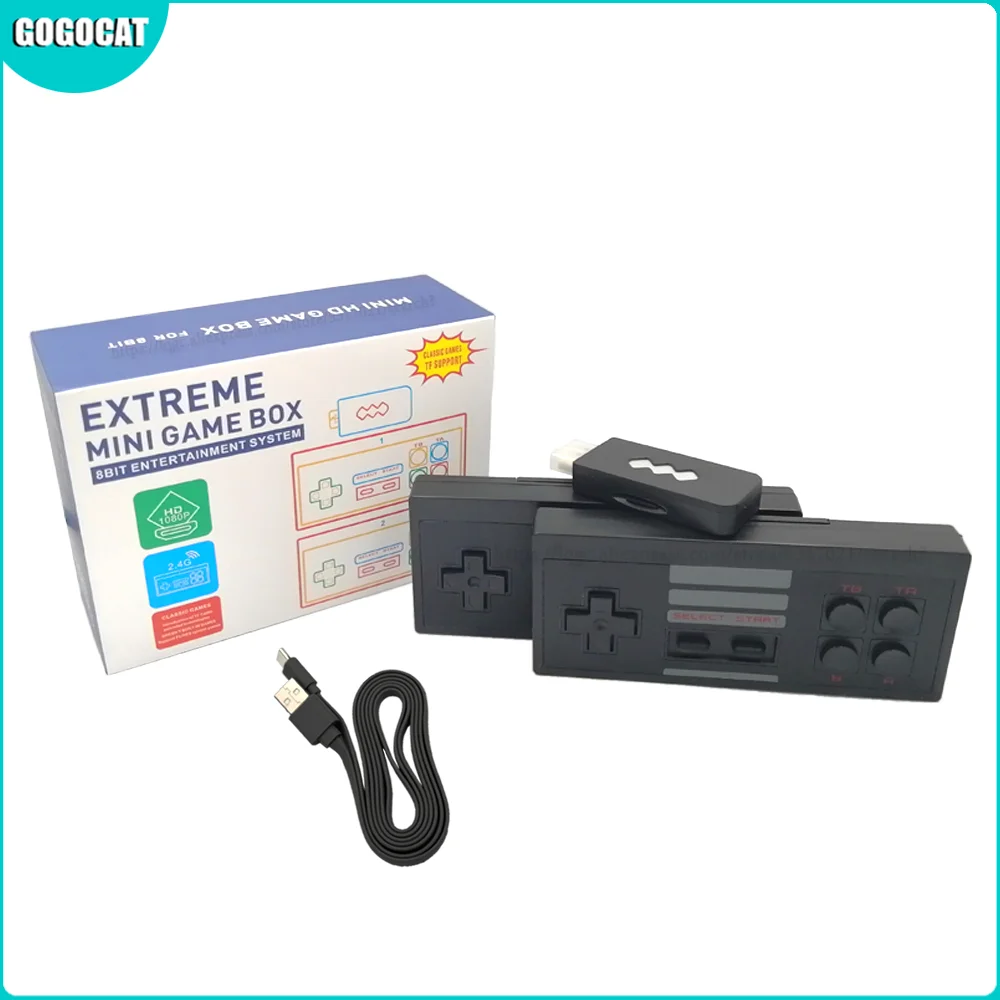 

USB Беспроводная игровая приставка , видео Игровая приставка , встроенный в 568 , Классическая игра, 8 бит , мини Ретро контроллер , HDMI выход, двой...