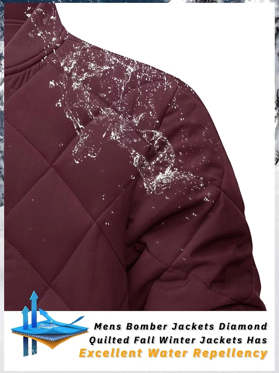 Мужская модная зимняя теплая бейсбольная куртка с хлопковой подкладкой толстое