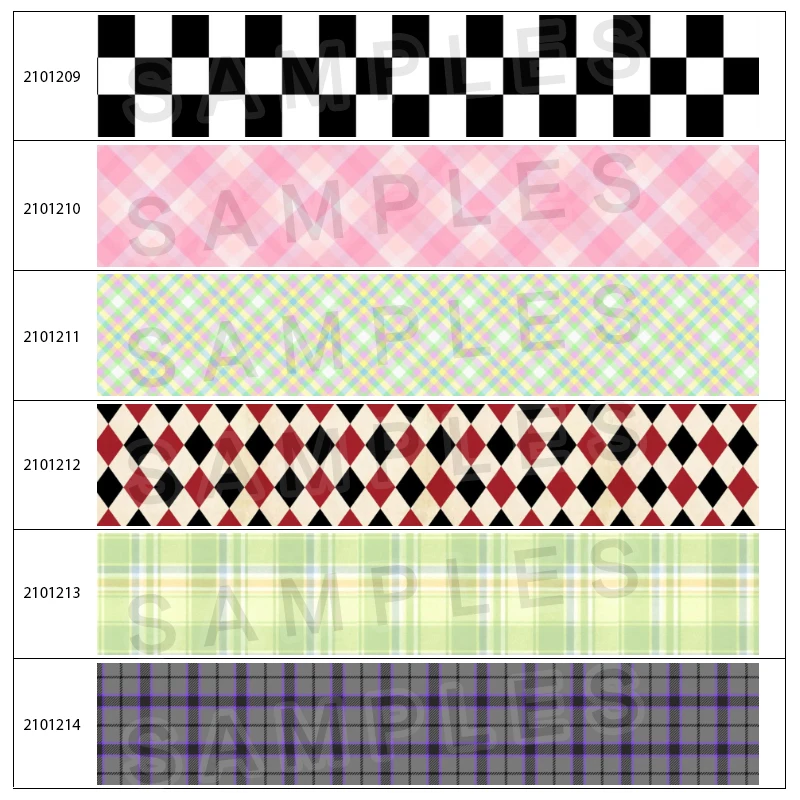 

10M/Roll New Plaid Print Grosgrain / Sateen Ribbon 22mm 25mm 38mm 75mm 50mm