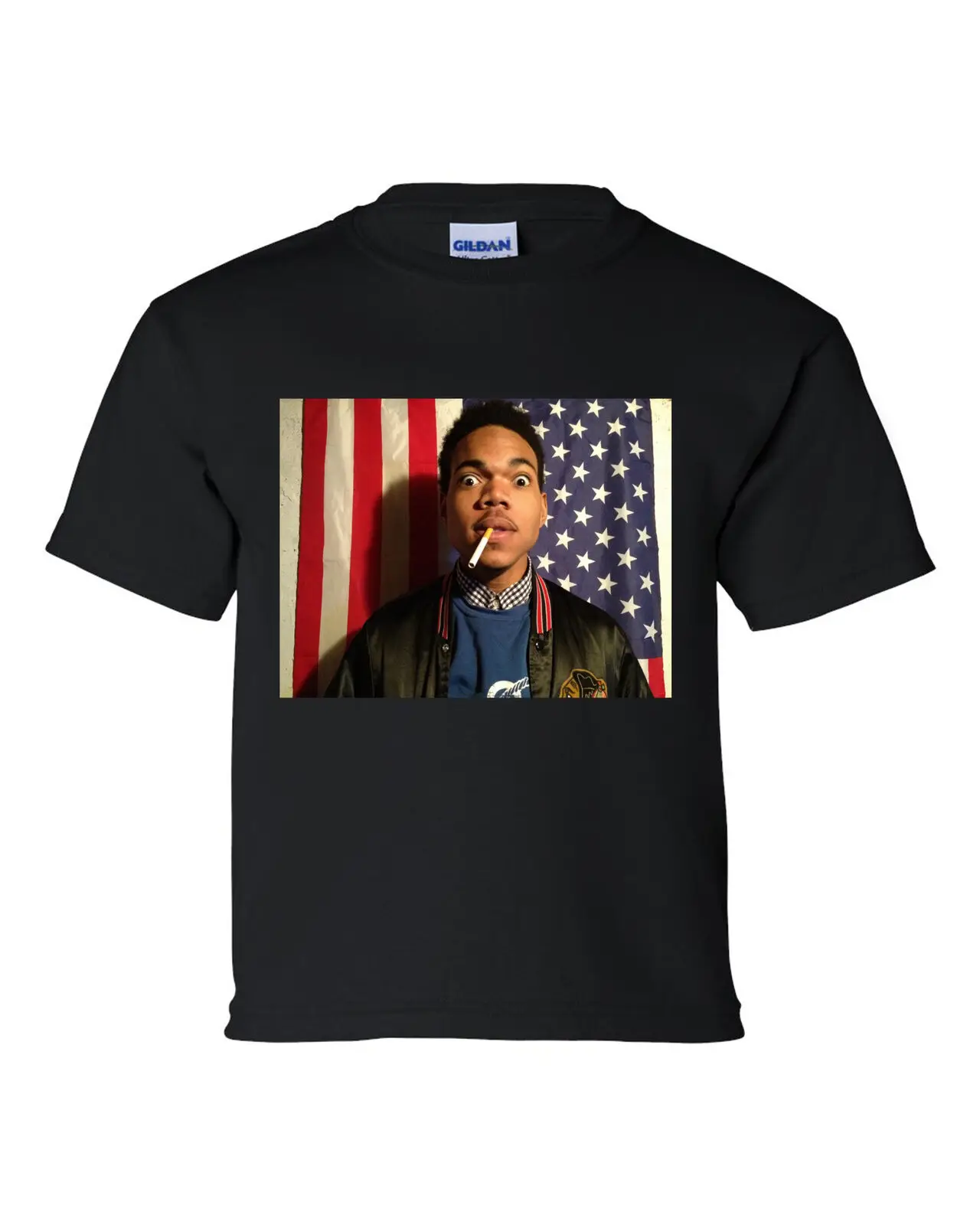 Футболка Chance The Rapper в стиле хип-хоп R B черная или белая футболка