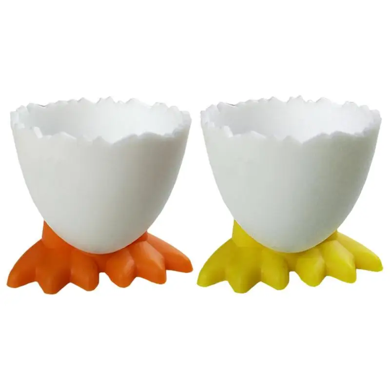 Chicken Feet Egg Cup Cute Egg Stand Holder Tray Boiled Stand For Eggs Container Kitchen Tools Gadgets Bakery Home Table Decor