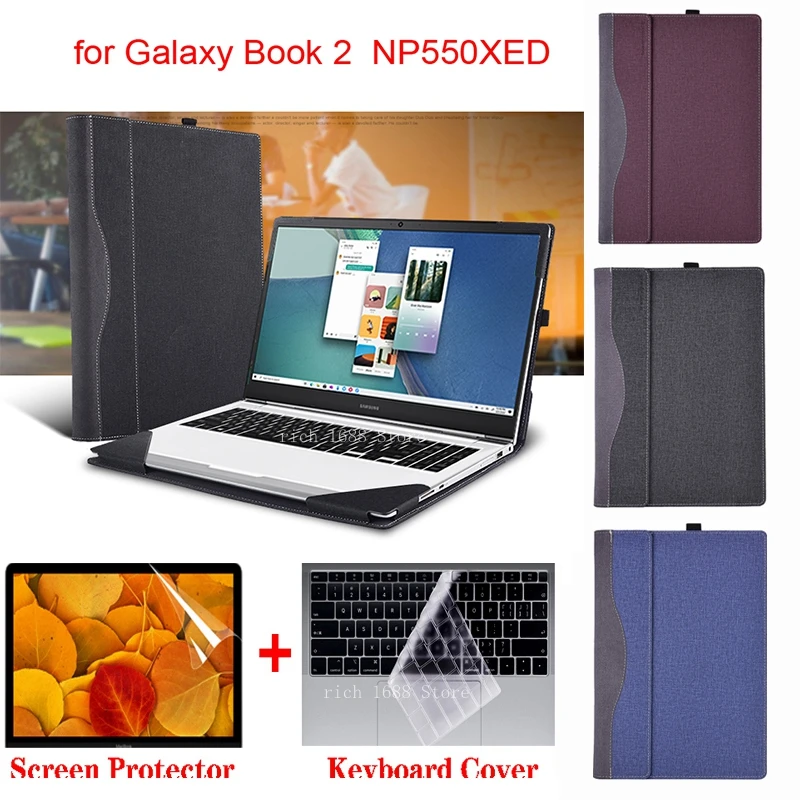 

Чехол для ноутбука Samsung Galaxy Book 2 NP550XED, чехол с 15,6 рукавами, Защитная сумка для ноутбука, ПК, подарок