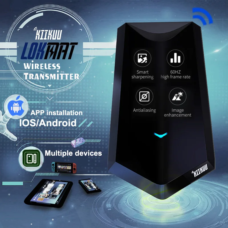 Новый LOKMAT KIIKUU умный беспроводной HDMI передатчик приемник видеоэкран Pojector