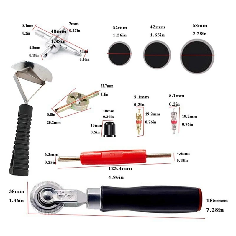 Общие автомобильные мотоциклетные шины для ремонта шин резиновые клеи набор