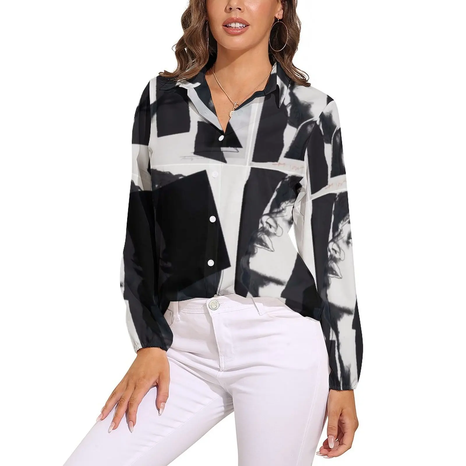 

Jagger Blouse Hippie V Neck Harajuku Evening Girl Shirt Gorgeous Top Shirts