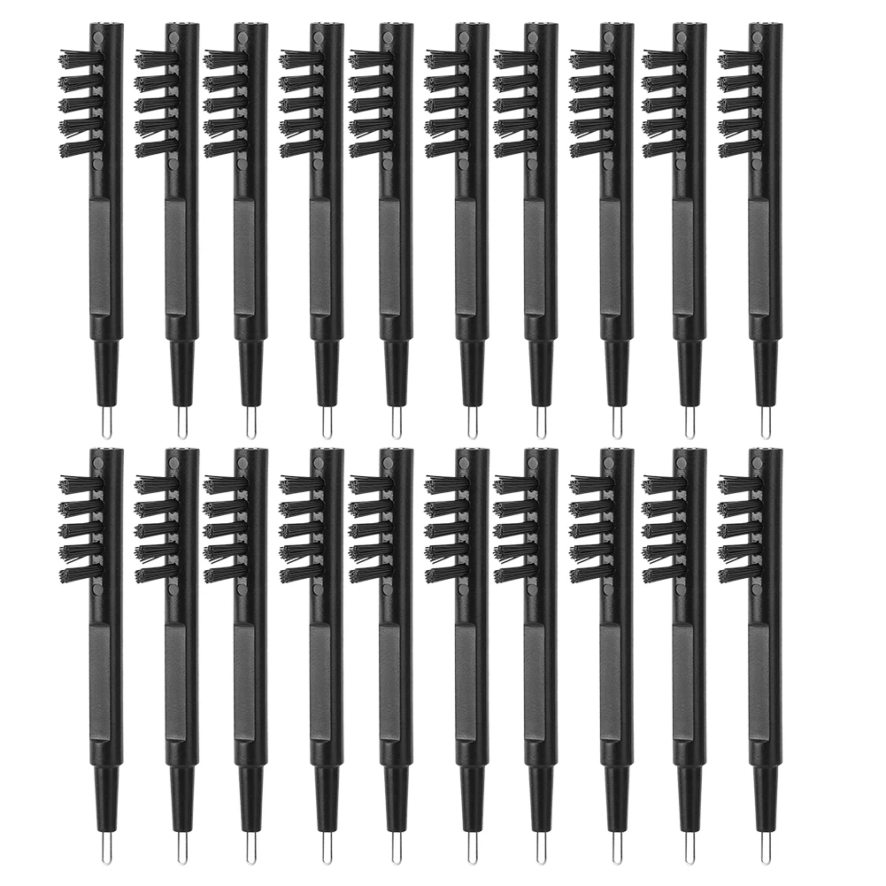 

20pcs Hearing Amplifier Cleaning Brush with Wax Loop Magnet Hearing Aid Accessory
