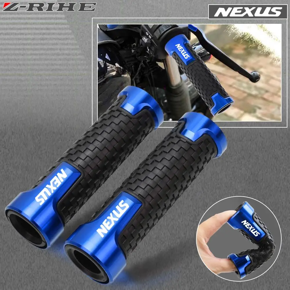 7/8"22mm Motorcycle Anti-Slip Handle Bar Handlebar Grips For GILERA NEXUS 125 250 300 500 E3 NEXUS300 GP800 GP850 2006 2007-2021