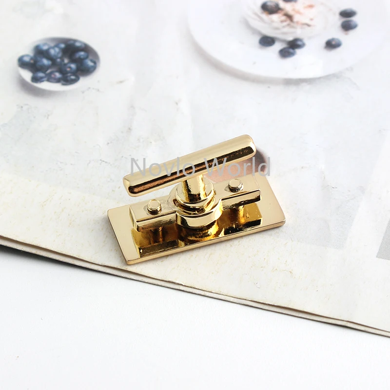 10-50pcs 28x14mm Light Gold Metal Buckles Connection Buckle Handbag Accessories Purse Twist Metal