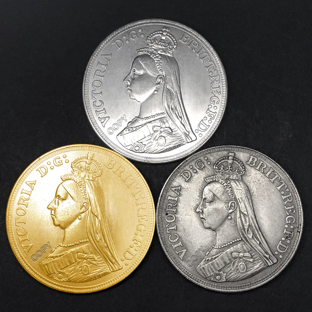 Коллекционная памятная монета UK 1887 Victoria Золотая/Серебряная/антикварная лошадь