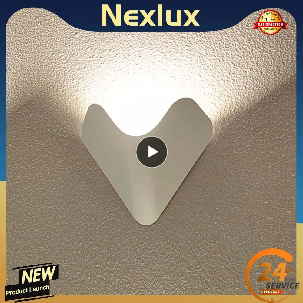 

Aluminum Led Lighting Lights Creative Long Endurance Wireless Night Light Environmental Protection Garden Wall Lamps White Warm