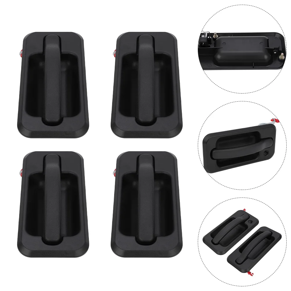 

4pcs Practical Car Exterior Front Door Handles Useful Door Out Handles