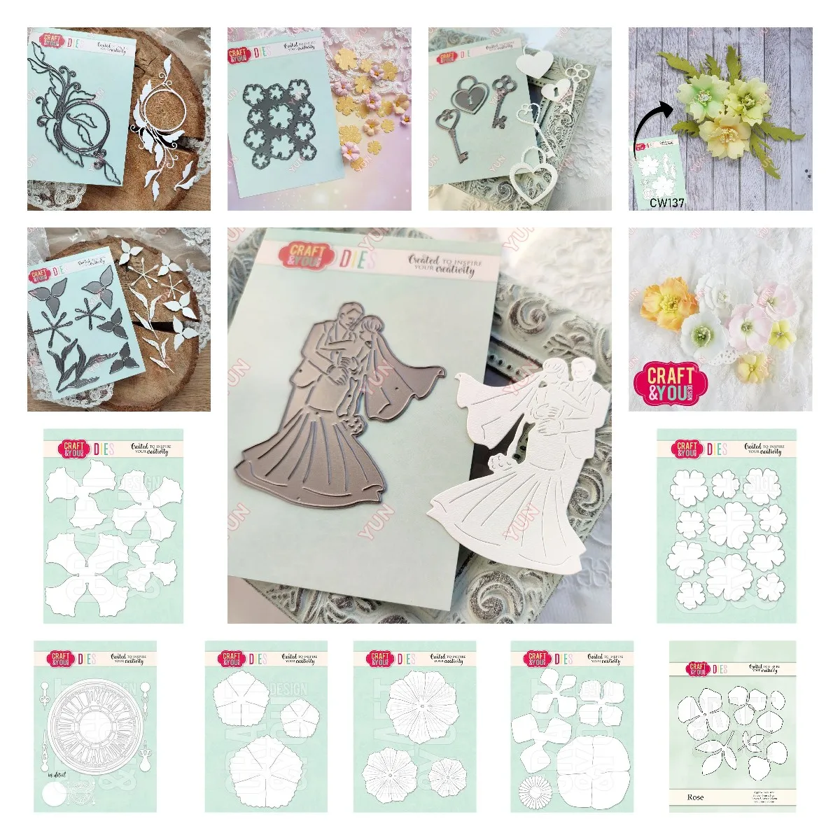 Весенние новые металлические штампы с цветком штамп на День святого Валентина