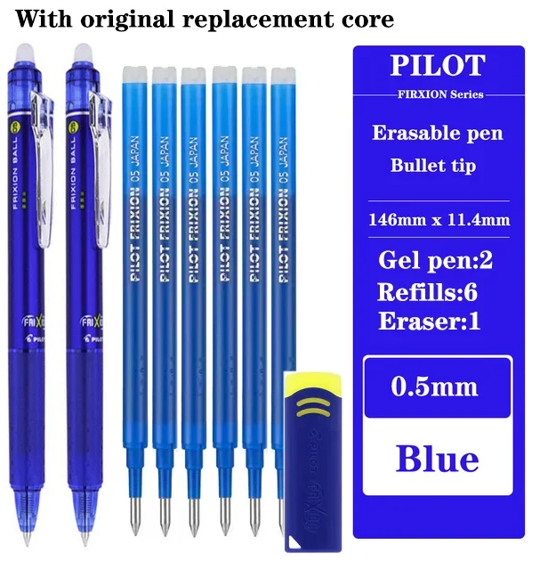 

Pilot Frixion Erasable Gel Pens 0.7mm