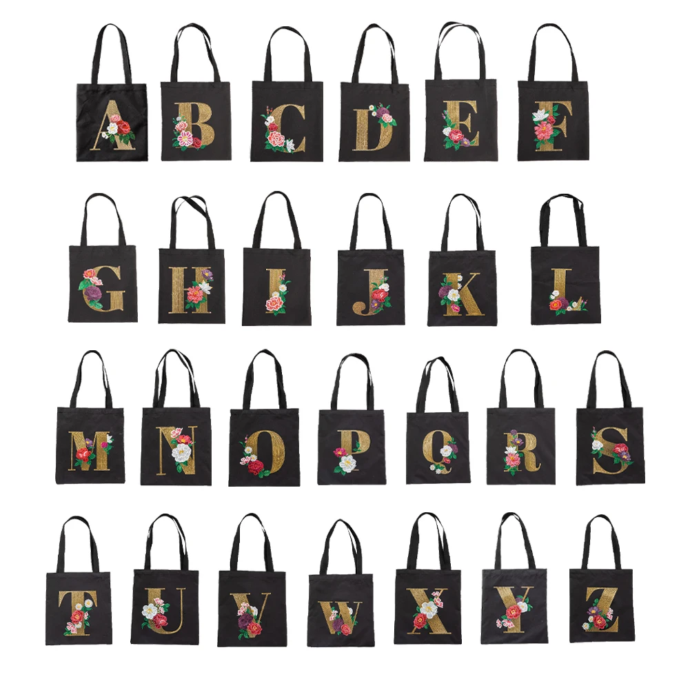 

DIY Diamonds Painting Handbag Reusable Linen Diamonds Hand Bag Eco-friendly Art Crafts Fashion Portable Handmade Home Decoration
