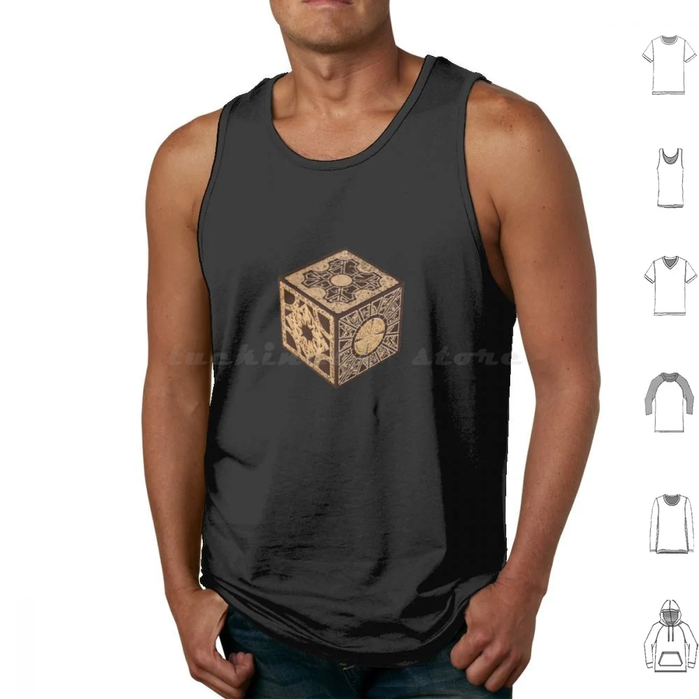 

Hellraiser Box Tank Tops Print Cotton Hellraiser Horror Pinhead Clive Barker Cenobite Scary Cenobites Demon