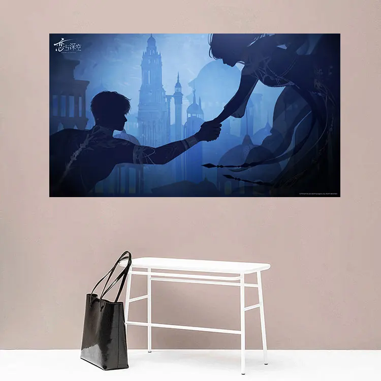 3D-картина на тему любви и глубокого космоса