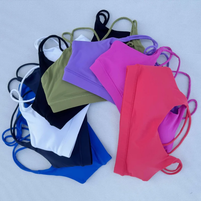 LULUS спагетти ремень с открытой спиной спортивный бюстгальтер для йоги топ бега на