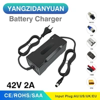 42v 2a 10s li ion battery charger for 36v lithium battery pack lipo m365 hoverboard electric bike scooter ninebot ebike charger