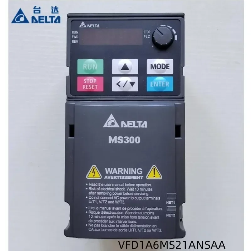 

Преобразователь частоты Delta VFD1A6MS21ANSAA300, однофазный 220 В, регулятор двигателя 2A8 4A8MS