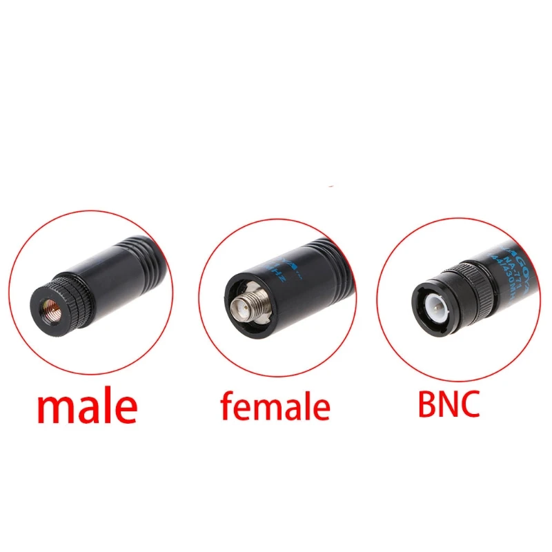 

2022 New NA-771 Dual Band VHF/UHF BNC Walkie Talkie Handheld Radio Antenna for baofeng UV-5R