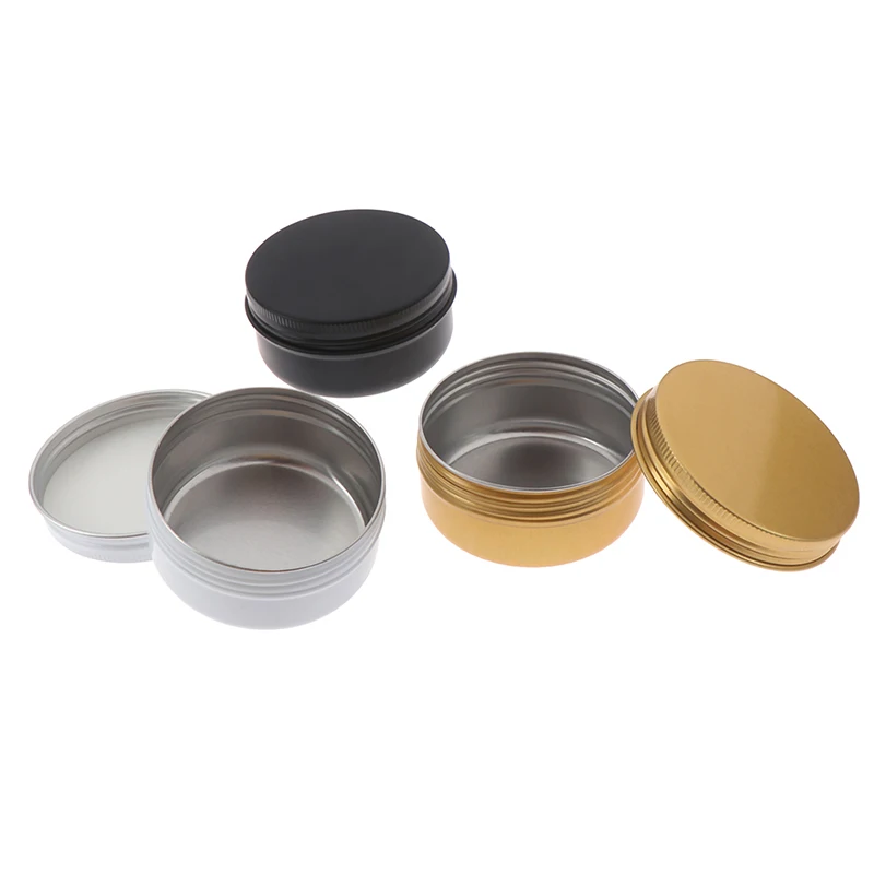 

50ml Mini Tin Refillable Bottle Box Sealed Jar Packing Boxes Jewelry Candy Box Storage Boxes Cans Coin Earrings Gift Box
