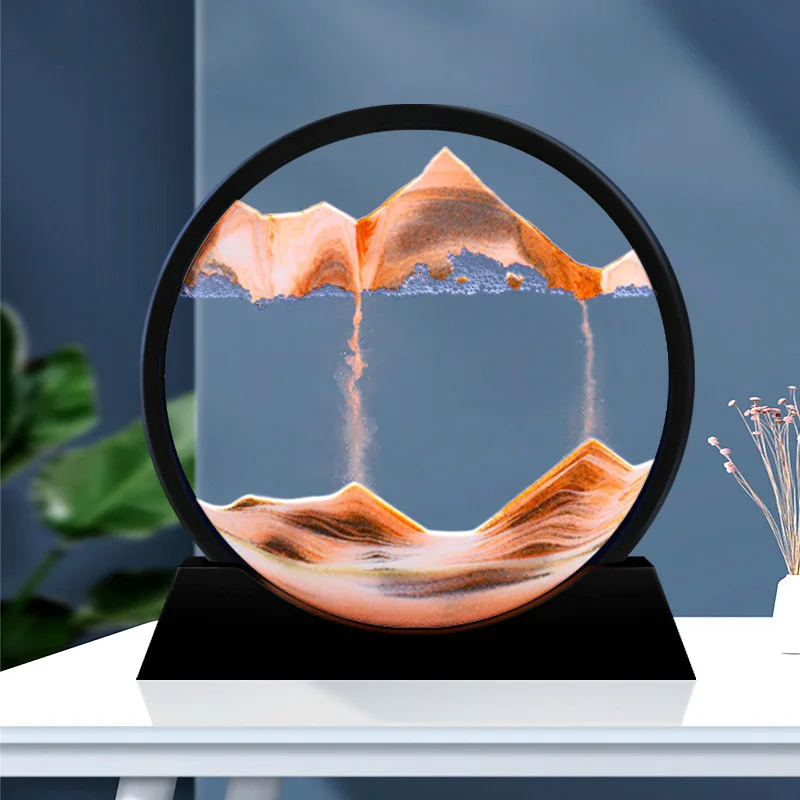 

Quicksand Painting Art Ornaments Hourglass Living Room Office Wine Cabinet TV Cabinet Home Creative Decorations