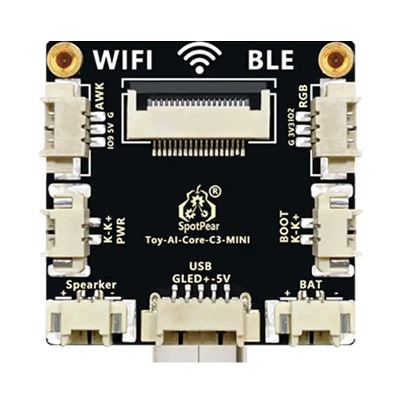 Фото ESP32 C3 голосовой робот мини-макетная плата AI DeepSeek игрушка кукла Core 1,28 дюйма 1,54 дюйма ЖК-дисплей для Xiao Zhi №3