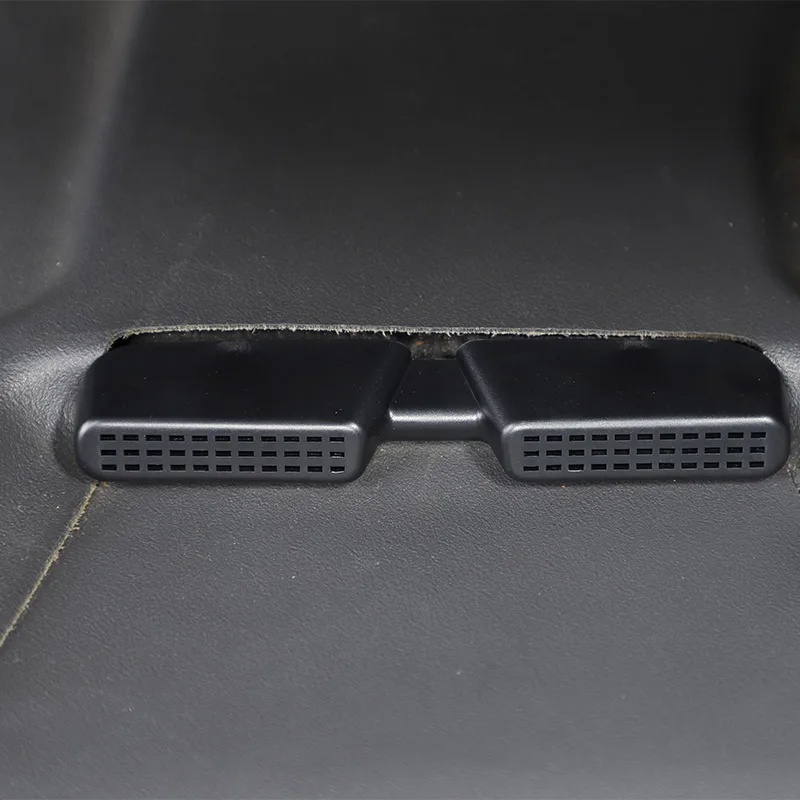 

2 pcs For Toyota FJ Cruiser 2007-2021 ABS Black Car Seat Under The Air Outlet Dust Cover Exhaust Hood Car Accessories