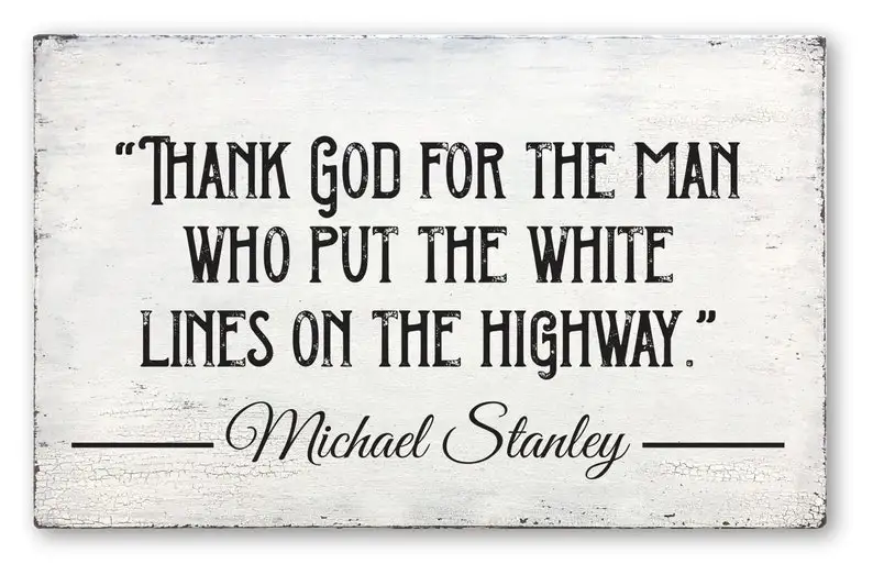 

Michael Stanley Wood Sign