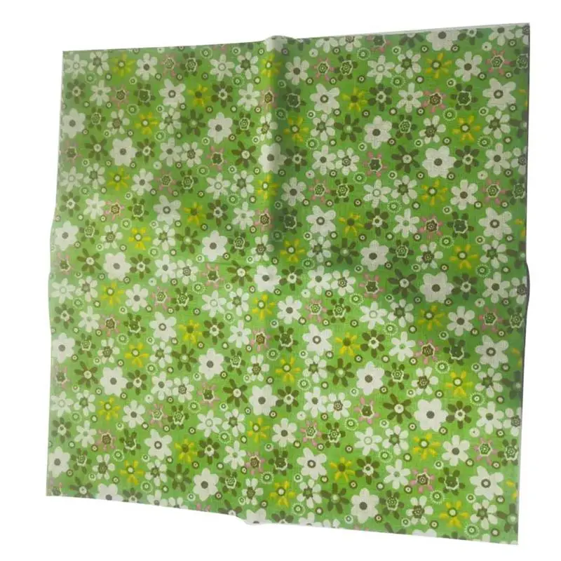 

7pcs Cotton Patchwork Fabric Floral Printed Square Bundles Fabric for DIY Scrapbooking Craft