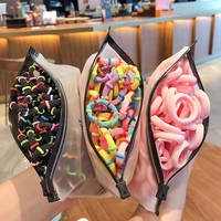 popular personality multi piece nylon elastic hair band colorful hair accessories ponytail girl decoration gift wholesale