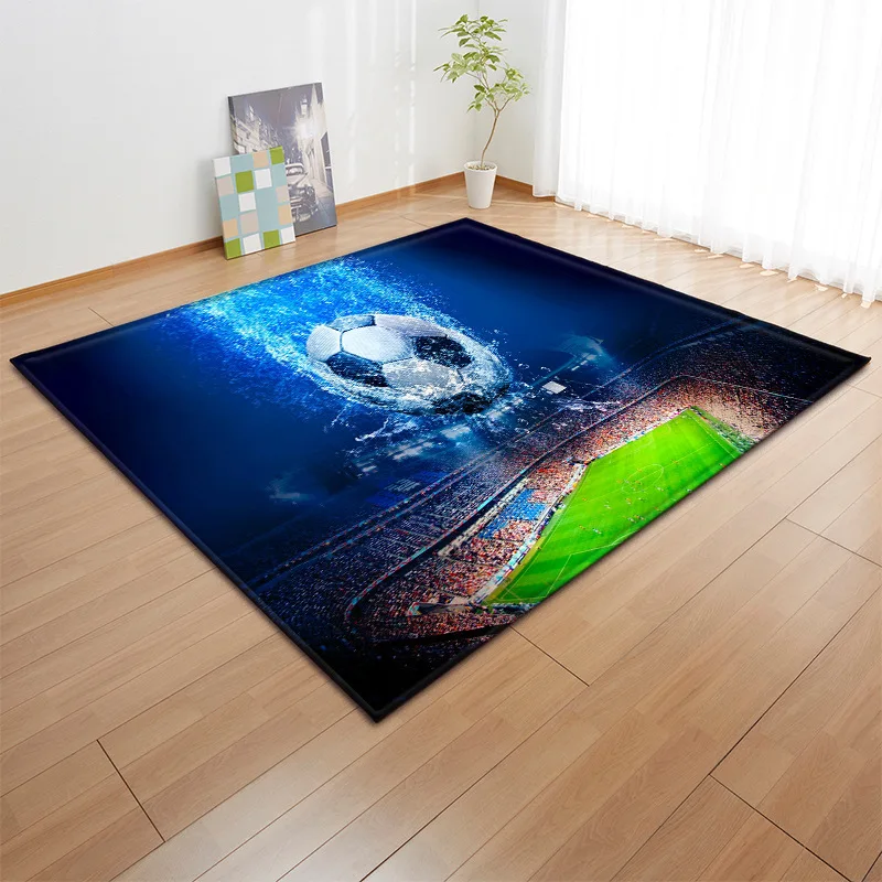 

Football pattern living room carpet children's carpet children's room decoration large carpet family corridor floor carpet