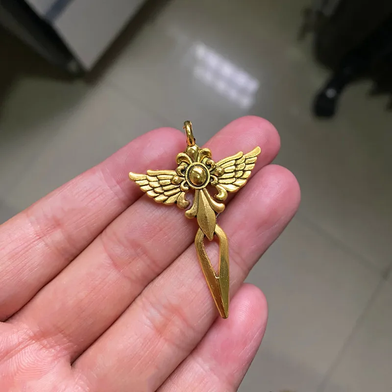 

Подвески Крылья Ангела 4 шт. 47x3 4 мм Подвески антикварные золотистые ювелирные изделия Сделай Сам браслет ожерелье ручной работы крафт аксес...