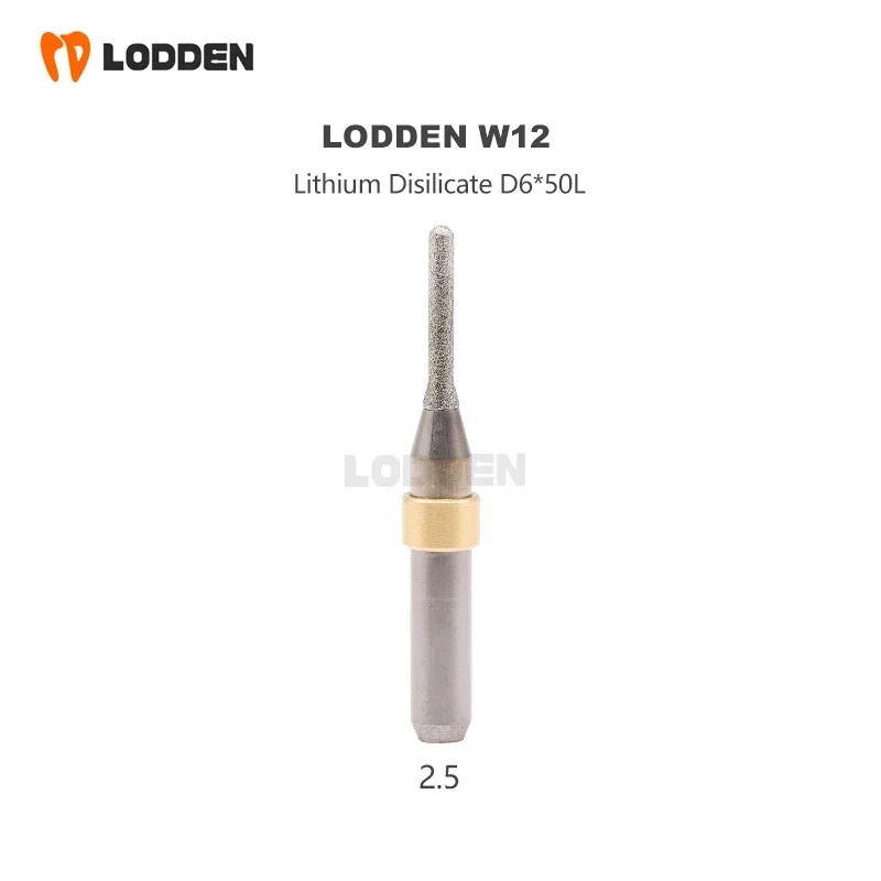 Lodden W12 Фрезерные боры Стоматологические шлифовальные литий-дисиликатный