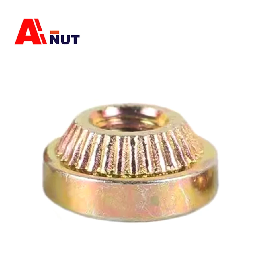 Зубчатая гайка с потайной головкой M5 GGD стопорная из углеродистой стали B080