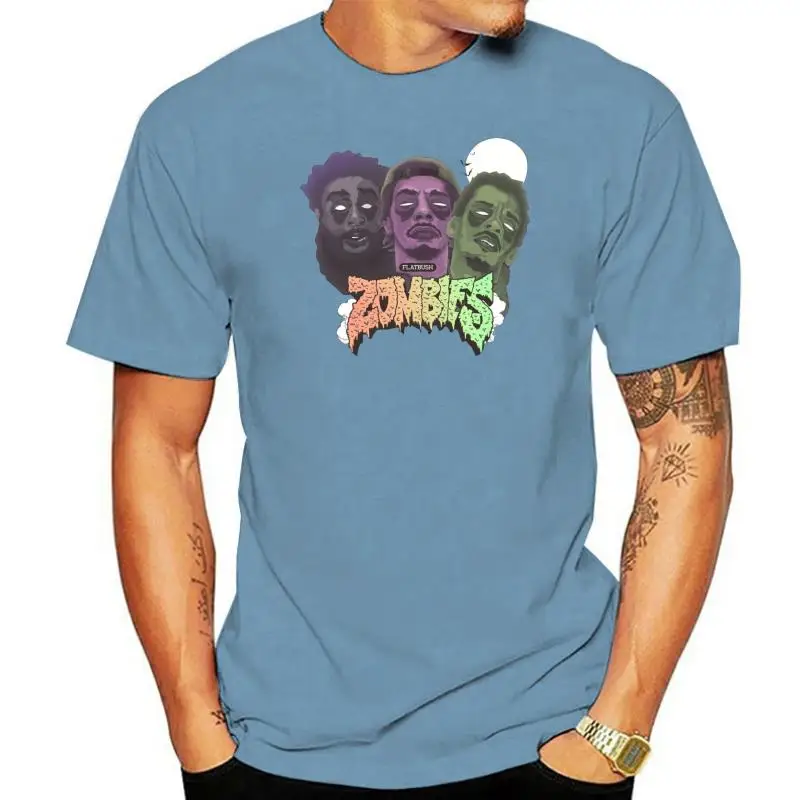 

TSDFC Mens Creative Printed Flatbush Zombies Cotton Long Sleeve T-Shirts unisex men women t shirt