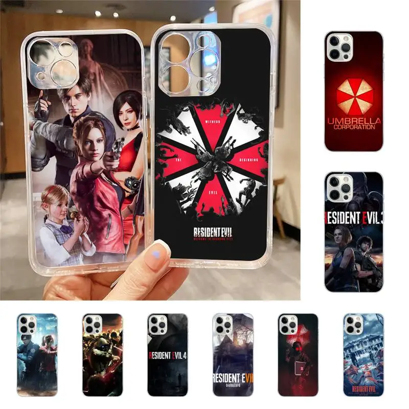 

R-Resident E-Evil Phone Case For Iphone 7 8 Plus X Xr Xs 11 12 13 Se2020 Mini Mobile Iphones 14 Pro Max Case