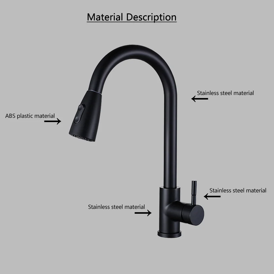 1 набор кухонных и балконных раковин с выдвижным краном из нержавеющей стали для