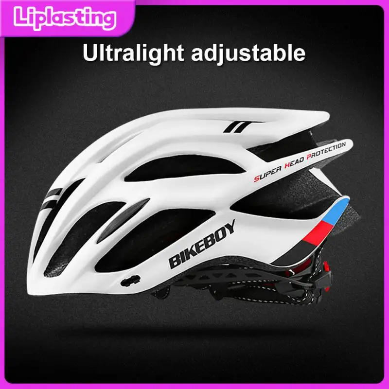 

Comfortable Bike Cap Gradient Withlight Bicycle Helmet Cycling Adjustable Lynon Chin Strap Cycling Helmets Cycling Equipment