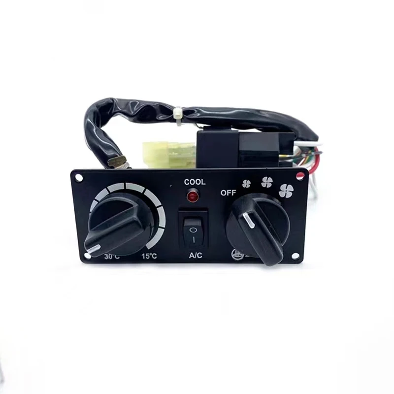 

Excavator Parts For Longgong LG60 Liugong Sany SY60 65 Switch Air Conditioning Panel Controller 12V