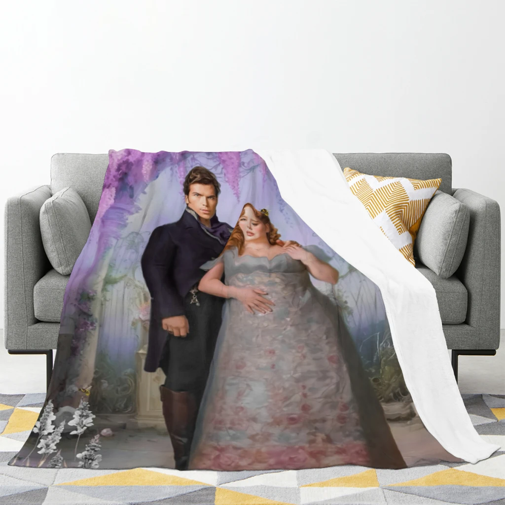 Одеяло Penelope and Colin Bridgerton фланец текстильный декор портативные супер мягкие пледы