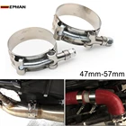 (47 мм-57 м) силиконовый турбошланг, соединитель T-образного болта, супер зажим в комплекте