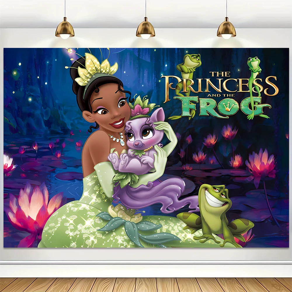 Студийный фон для фотосъемки с изображением принцессы и тианы