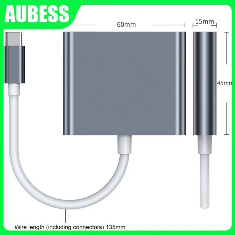 

Usb C To -compatible Splitter Pd Fast Charging Type-c Hub Smart Adapter 4k Hd For Macbook Dell Usb 3.0 Adapter Fast Charging