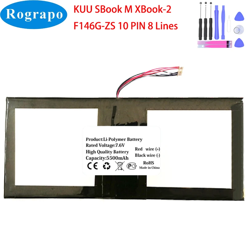 Новый 7 6 V 5500mAh KUU SBook M XBook-2 F146G-ZS Аккумулятор для ноутбука планшета ПК