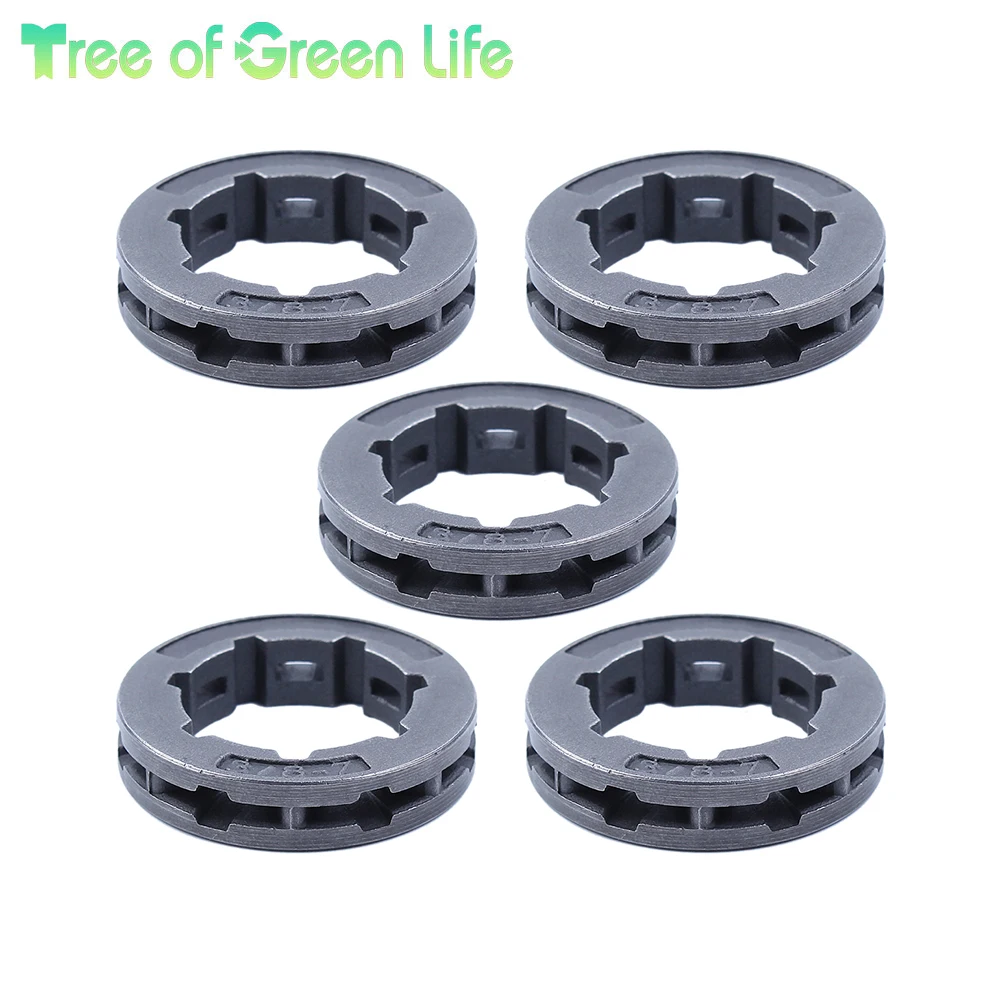 

5Pcs 3/8" 7T 22mm Rim Sprocket Fit HUSQVARNA 268 272 362 365 371 372 Poulan Stihl Echo McCulloch Chainsaw motosierra gasolina