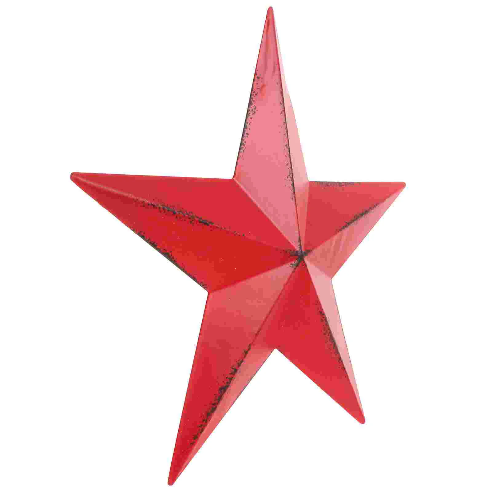 

Star Wall Metal Barn Decor Stars Ornamentsindependence Day Decoration Vintage Rustic Sculpture 4Thjuly 3D Pendant Home Hanging
